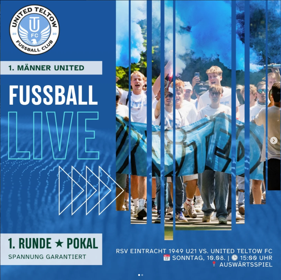 UNITED TELTOW FUSSBALL CLUB RBB DIALOG LIVE