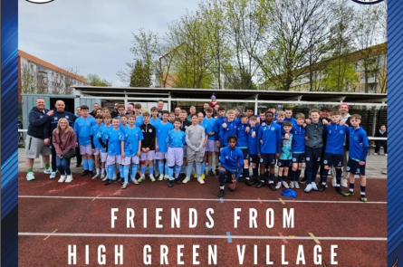 GREAT VISIT FROM THE FOOTBALL COUNTRY OF ENGLAND